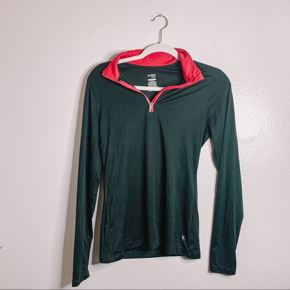 Danskin Now Lightweight Pullover Quarter-zip